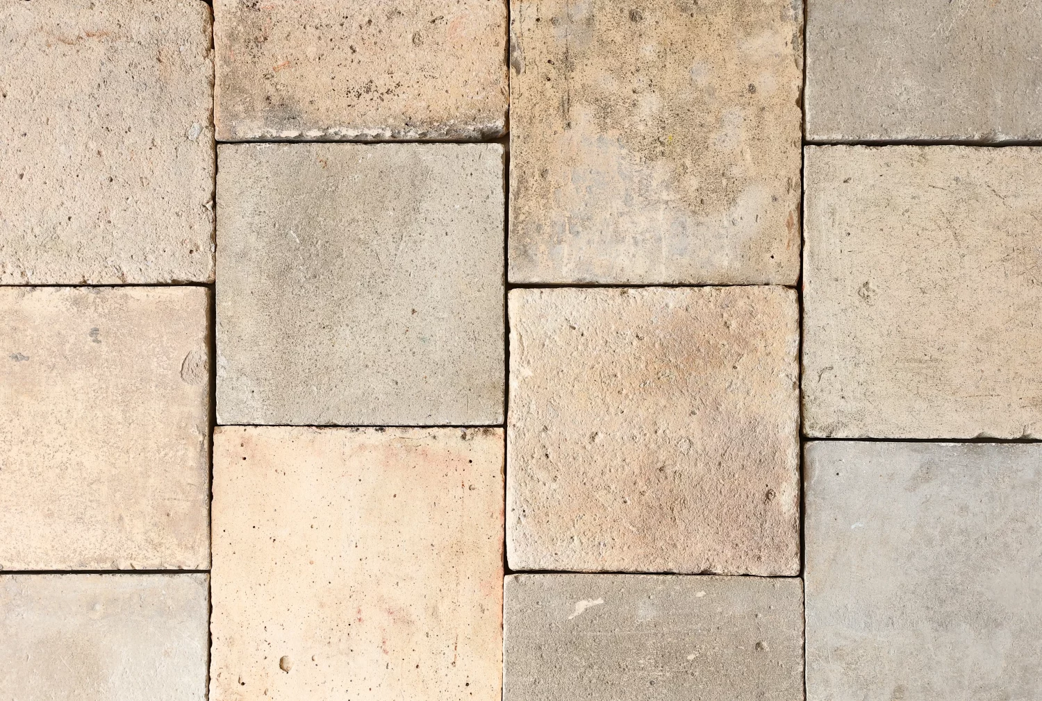 Alte Terracotta Boden
