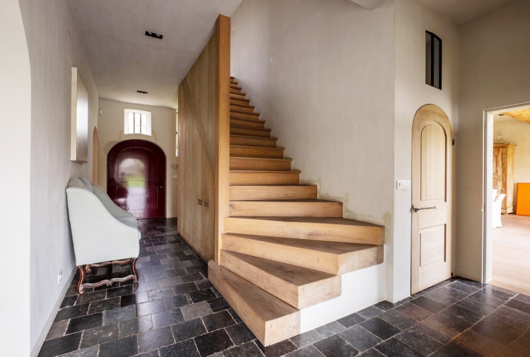 Antike Blaustein Boden