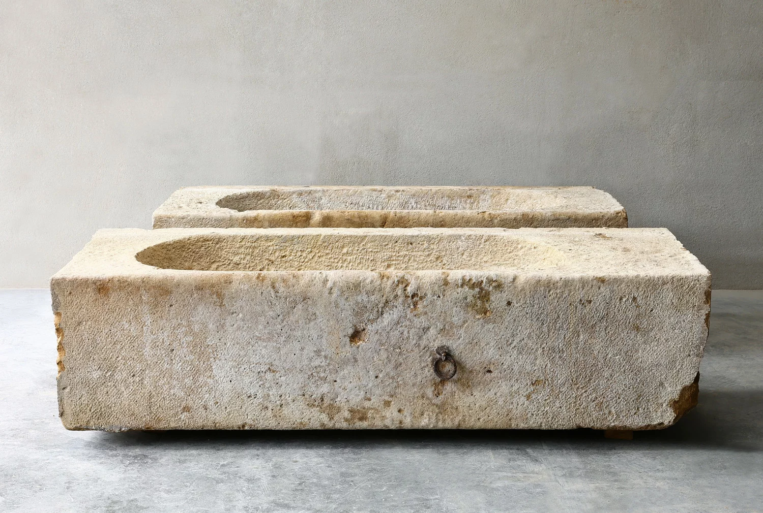 antiker set von 6 Tröge