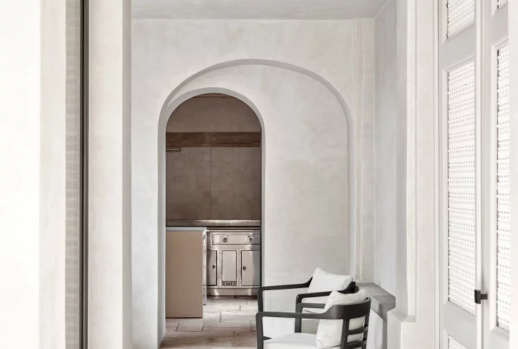 Alte Kalkstein boden