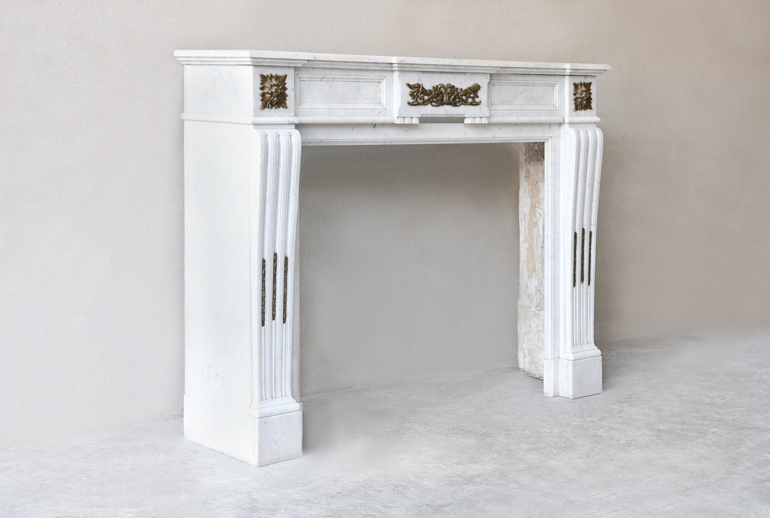 carrara marmor kamin