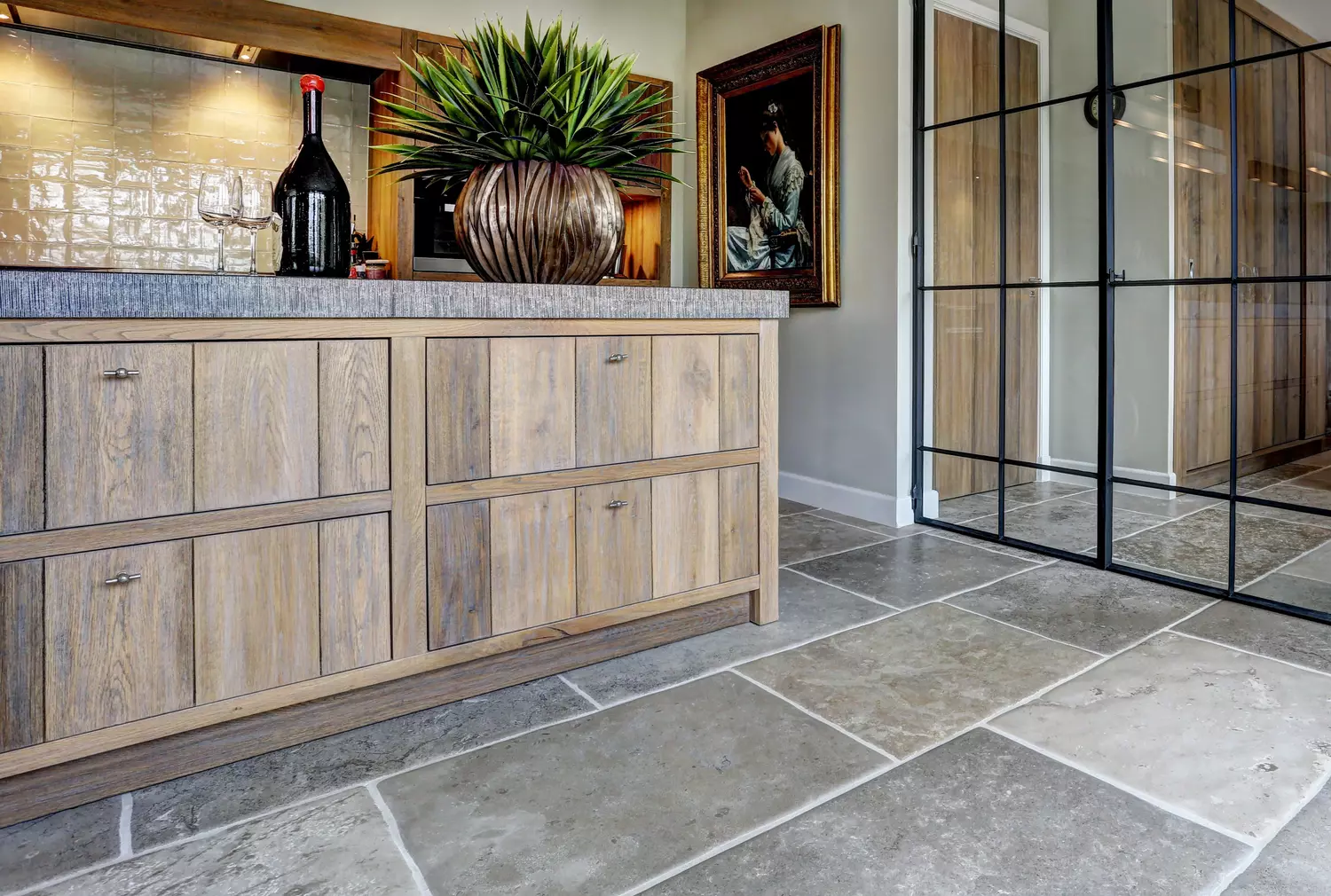 Kalksteinfliesen Französischer