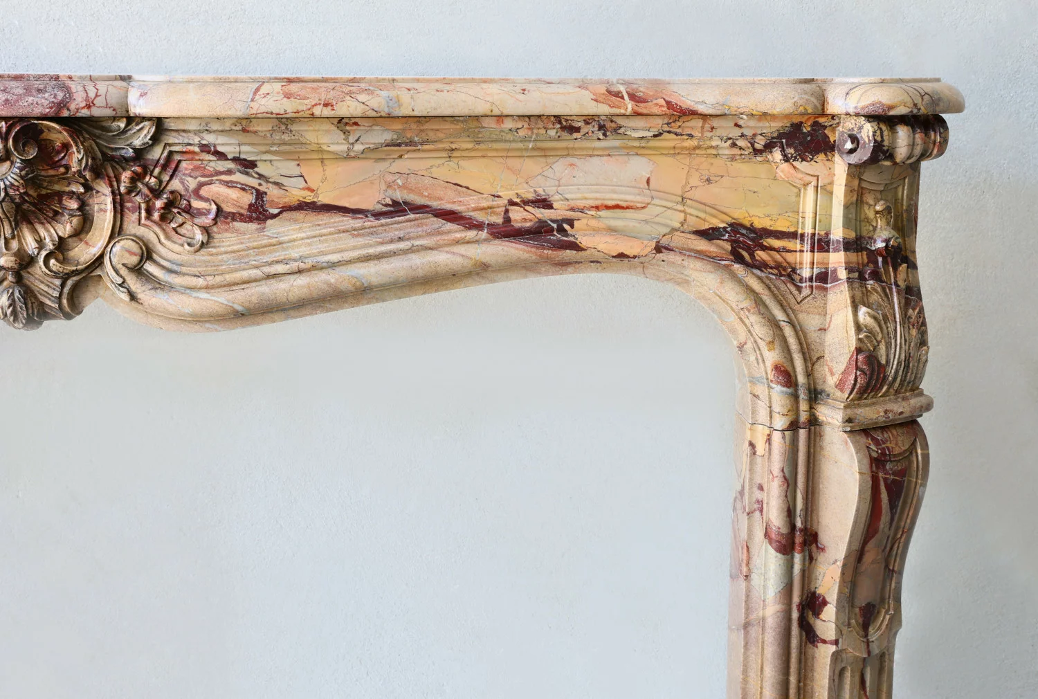 sarrancolin marmor kamin