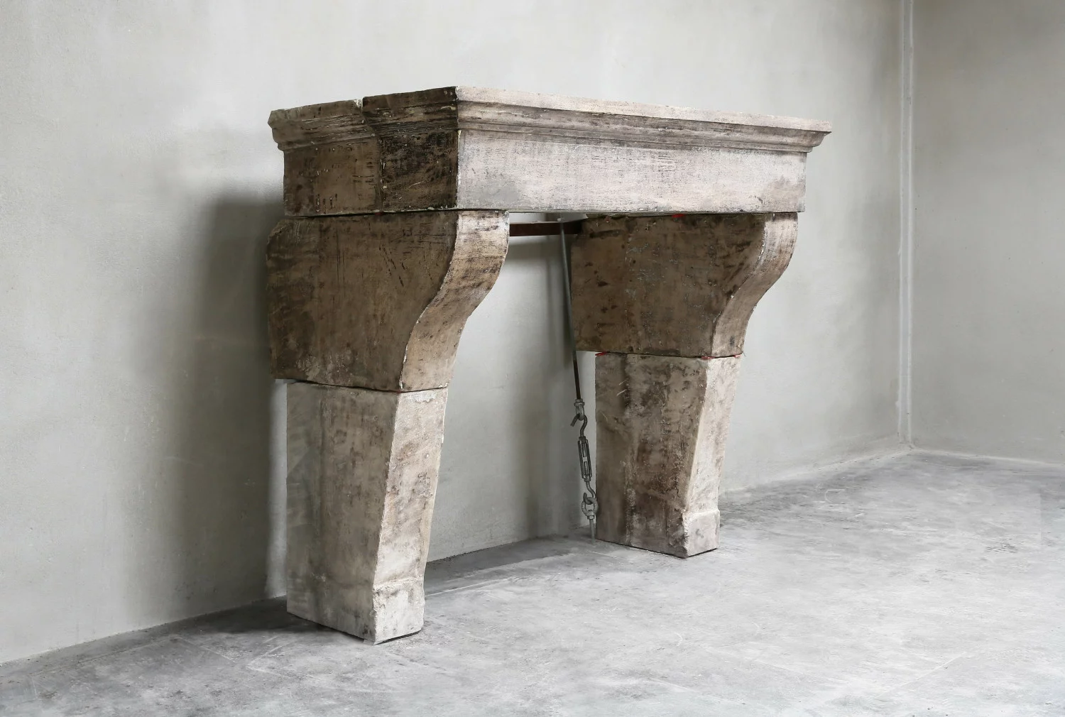 franzosische kalkstein kaminmaske