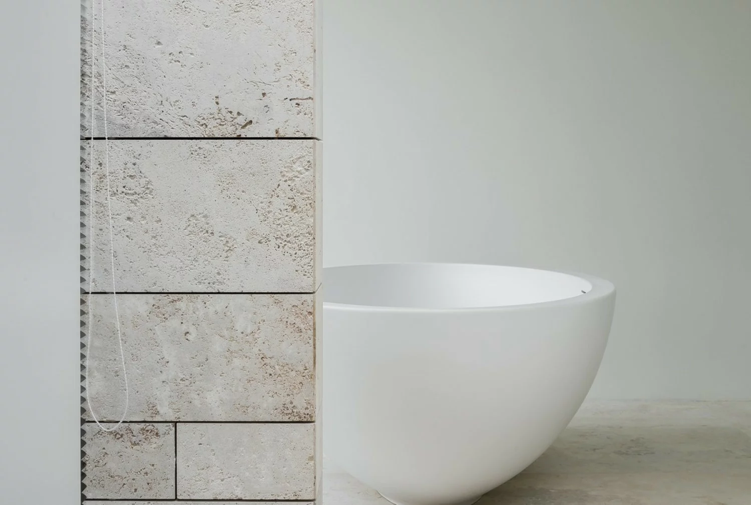 exklusiver Travertin-Boden