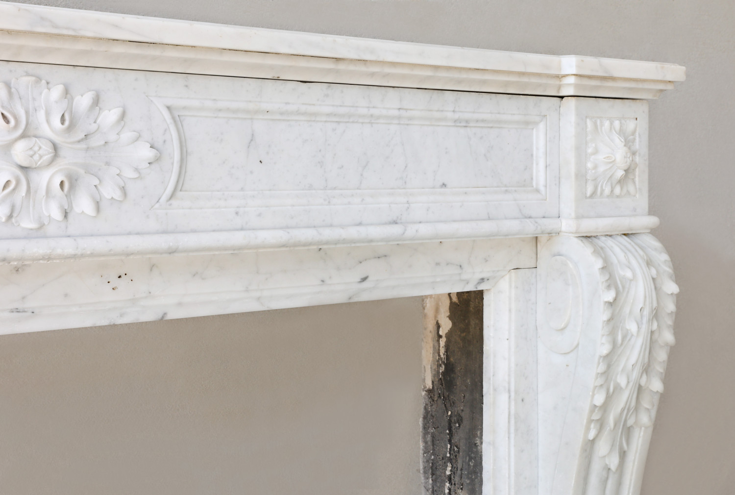 Louis XVI stil kaminmaske