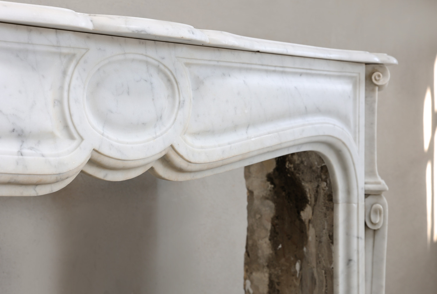 carrara marmor kamin