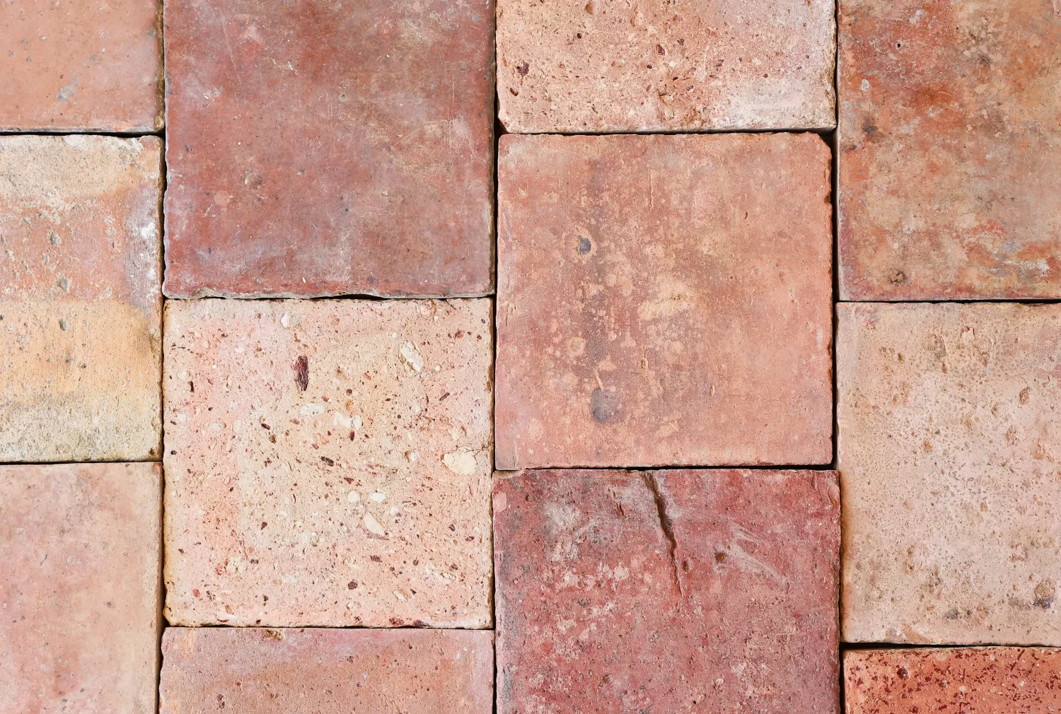 Alte Terracotta Fliesen