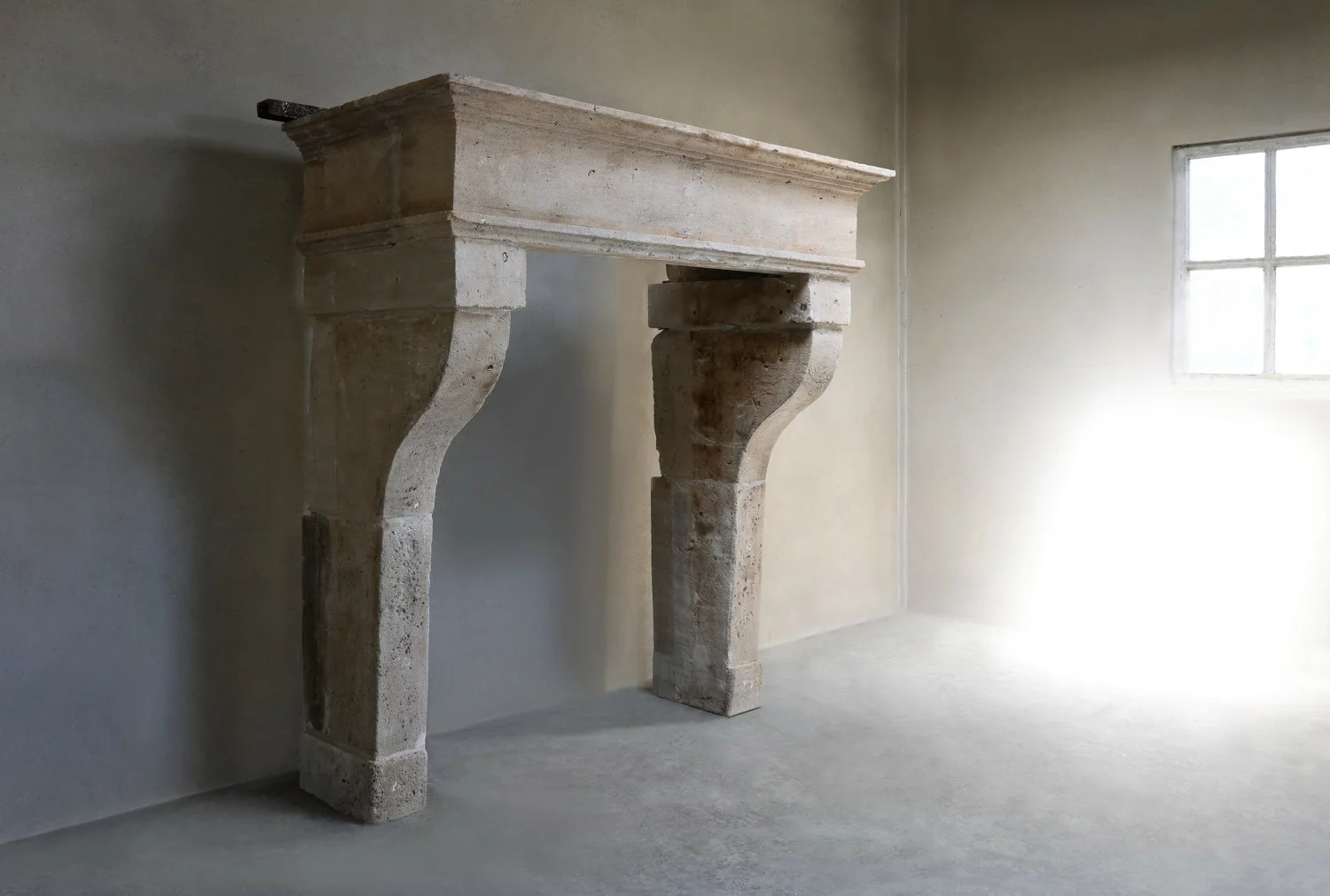 Louis XIII stil kaminmaske