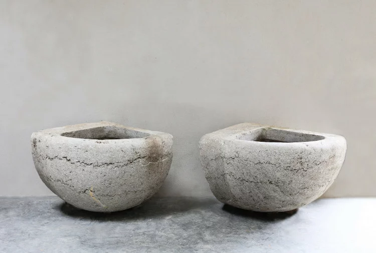 antiker Paar von tröge