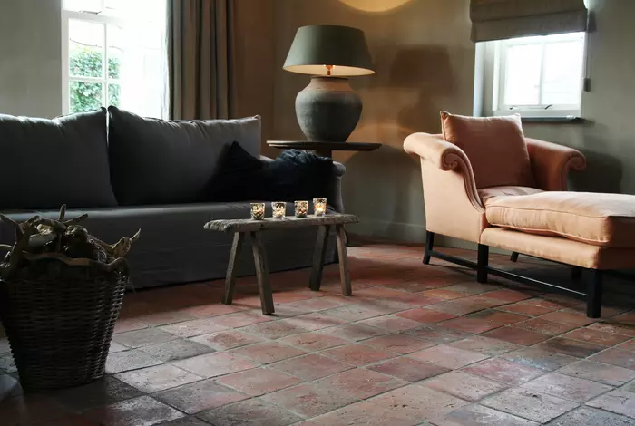 Antike Terracotta Fliesen