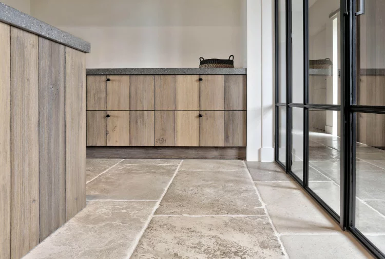 Burgunder kalkstein Platten