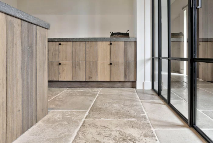 Burgunder kalkstein Platten