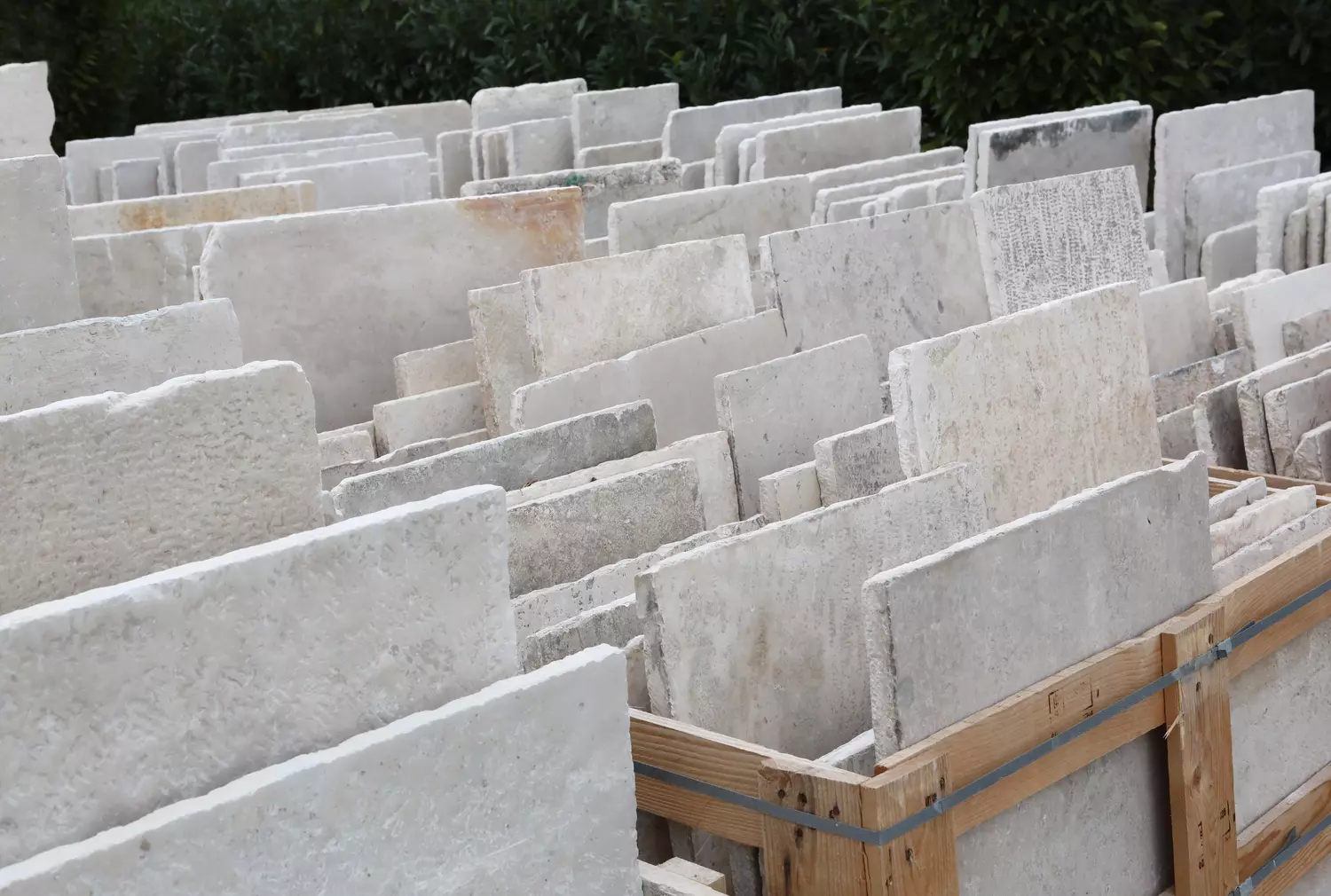 Naturstein Platten von Kalkstein