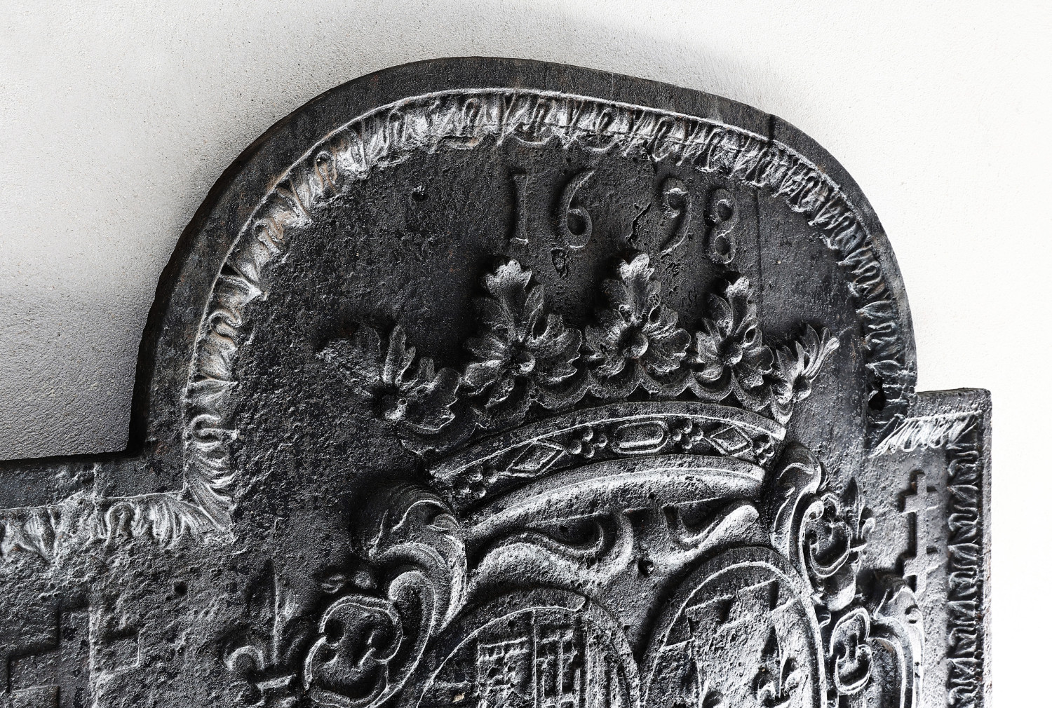 alte französischer kaminplatte