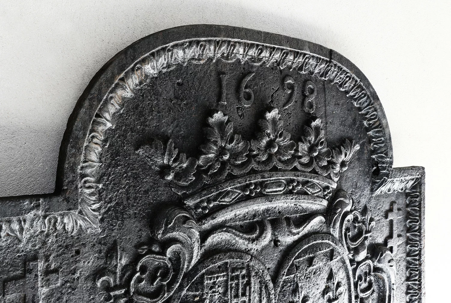 alte französischer kaminplatte