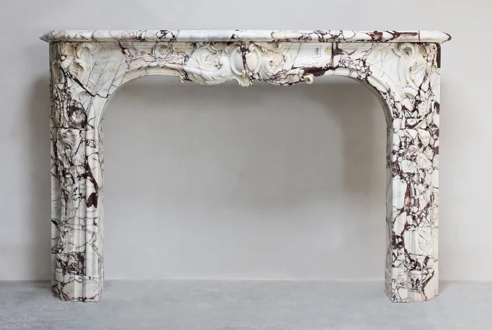 Antiker Louis-XV Marmorkamin