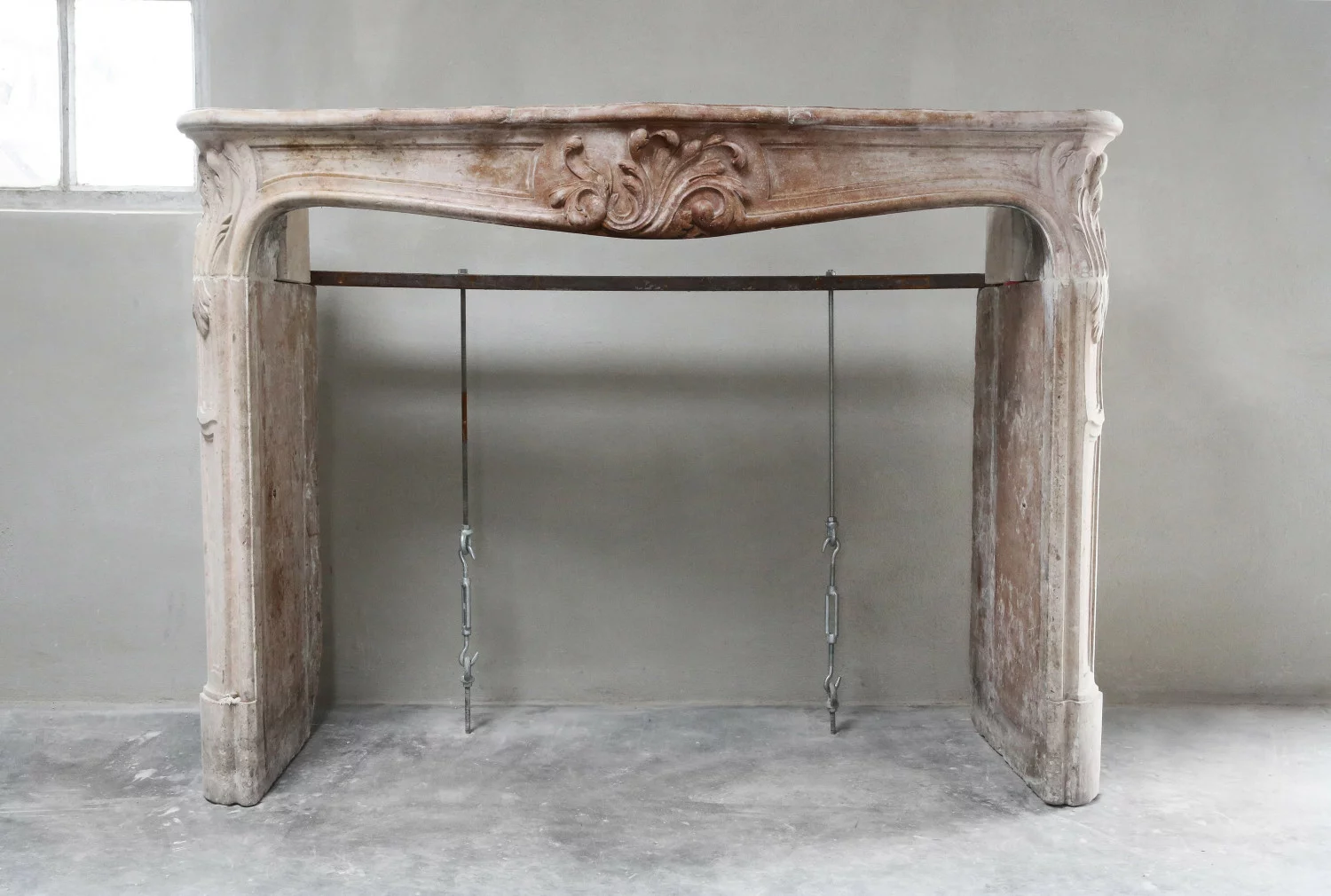 antike marmorstein kaminmaske