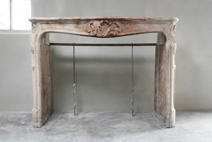 Antike Marmorstein Kamin