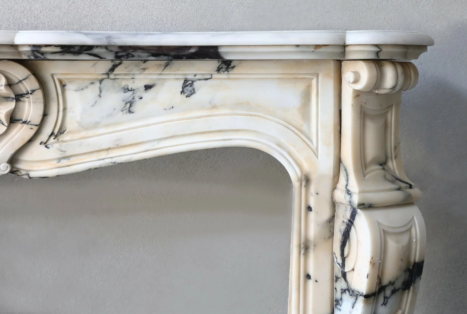 paonazzo marble kaminmaske
