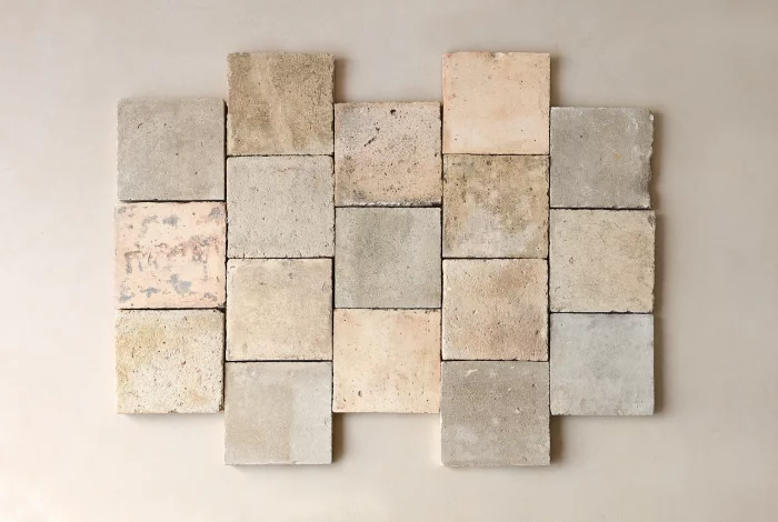 Alte Terracotta Boden